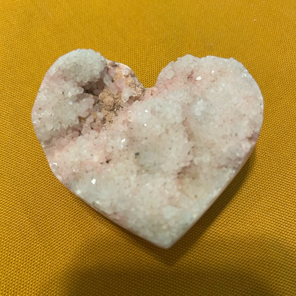 Pink Lemerian Sugary Crystal Heart